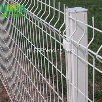 Driehoek buigende hek PVC gecoat